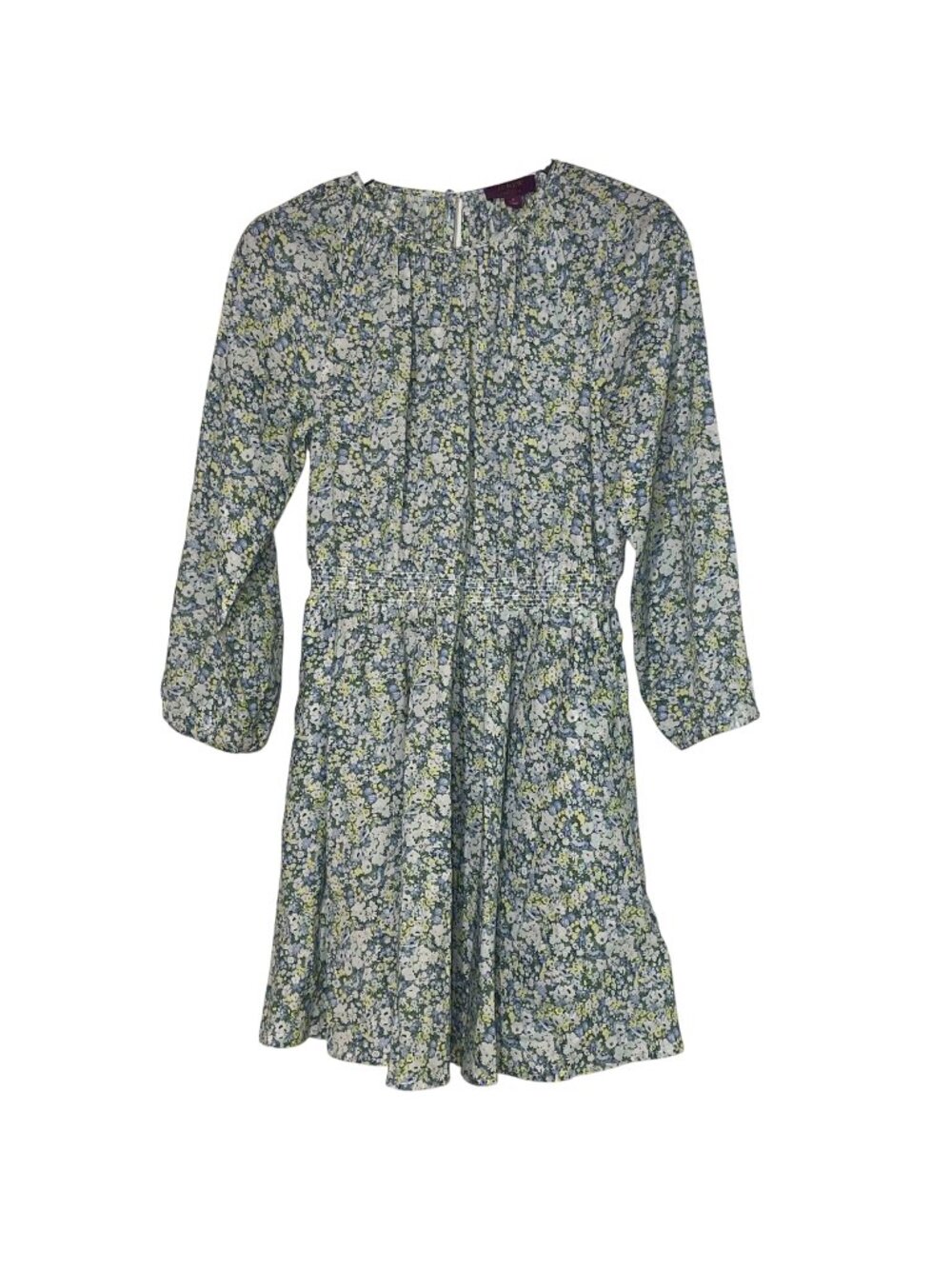 J. Crew x Liberty‎ Palermo Smocked Waist Floral Mini Dress Sz SM Cottage Boho